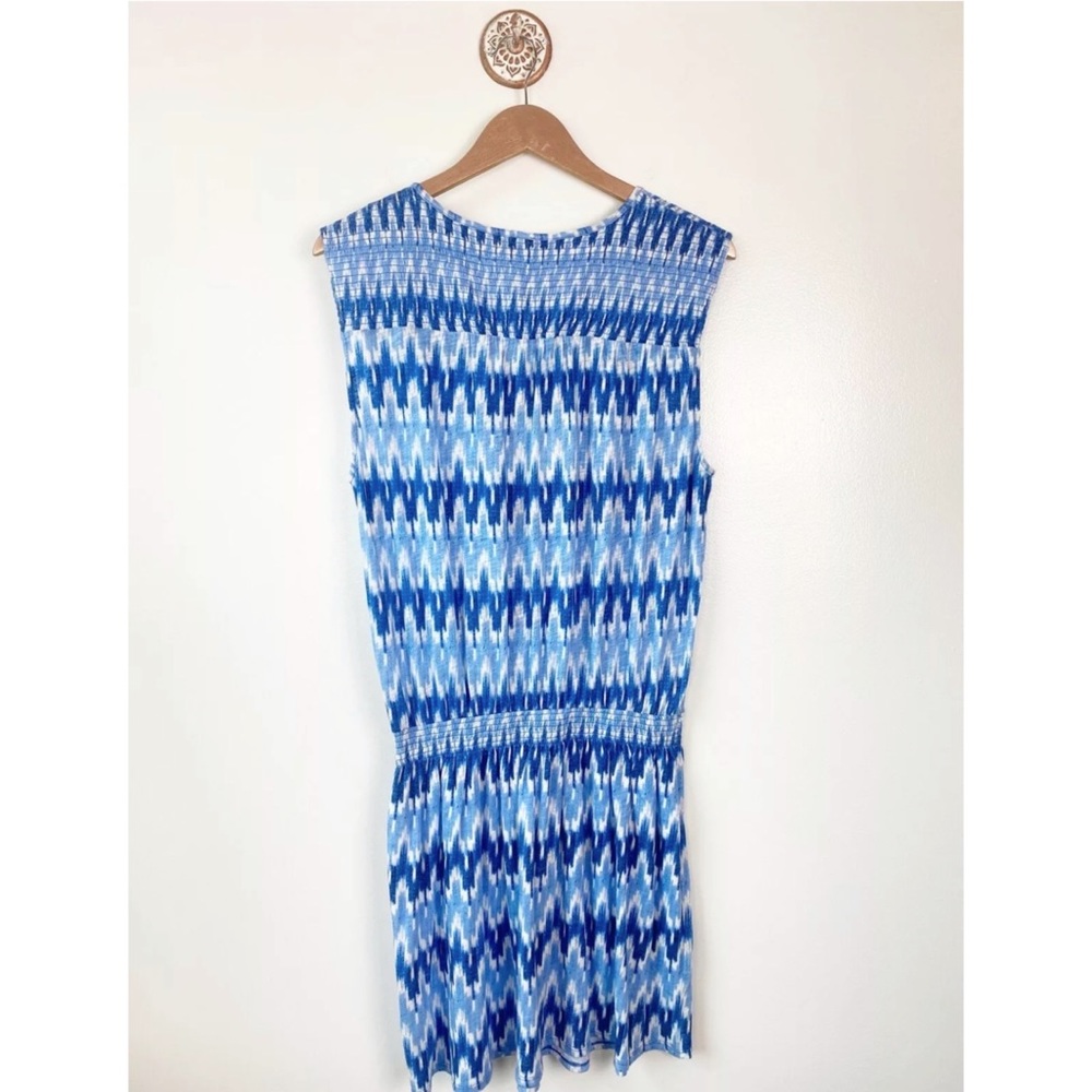 NEW Soft Joie Kurumi Jersey Dress Chevron Smocked - Picture 8 of 8